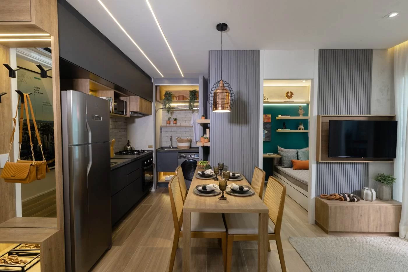 Apartamento decorado do Villa Pompeia